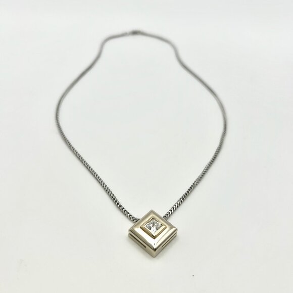 14K Diamond Pendant Necklace - Picture 5 of 13
